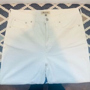 Madewell Perfect Vintage White Jeans